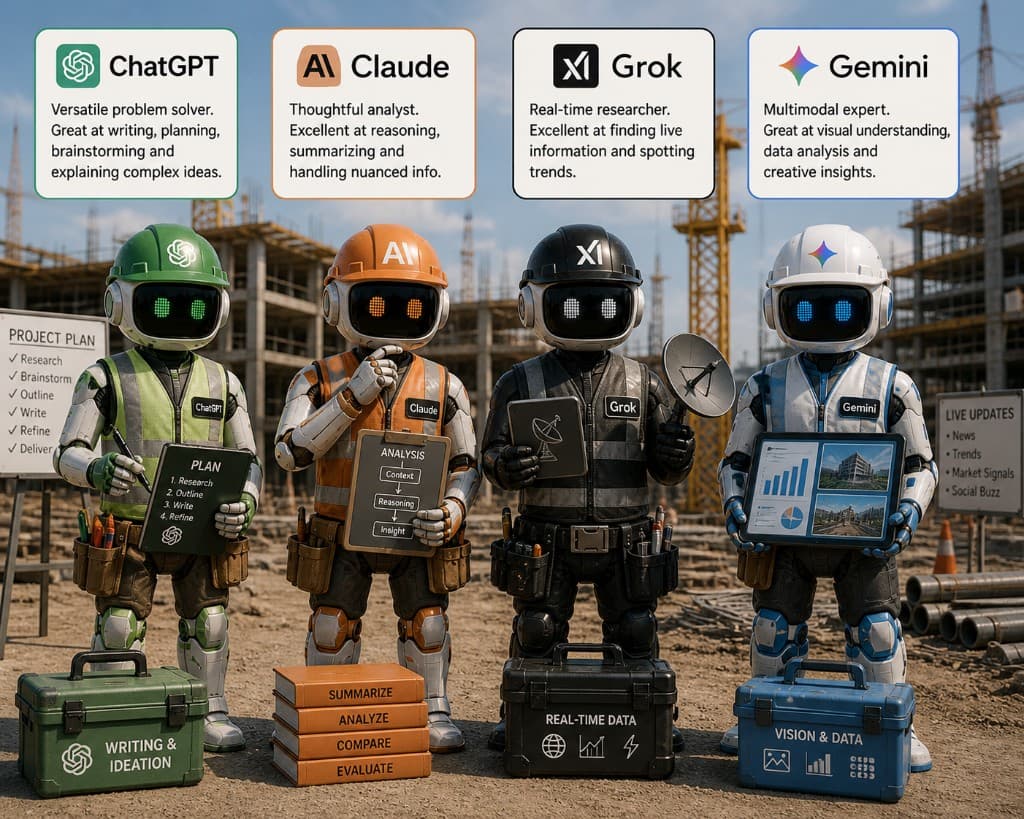 Choosing the Right AI Model for Your Construction Business - Strategy article illustration